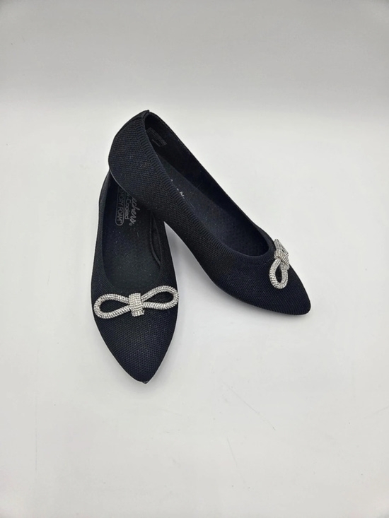 Skechers Shoes - Skechers Cleo Point - Glitzy Haze Black Flats Size 7.5